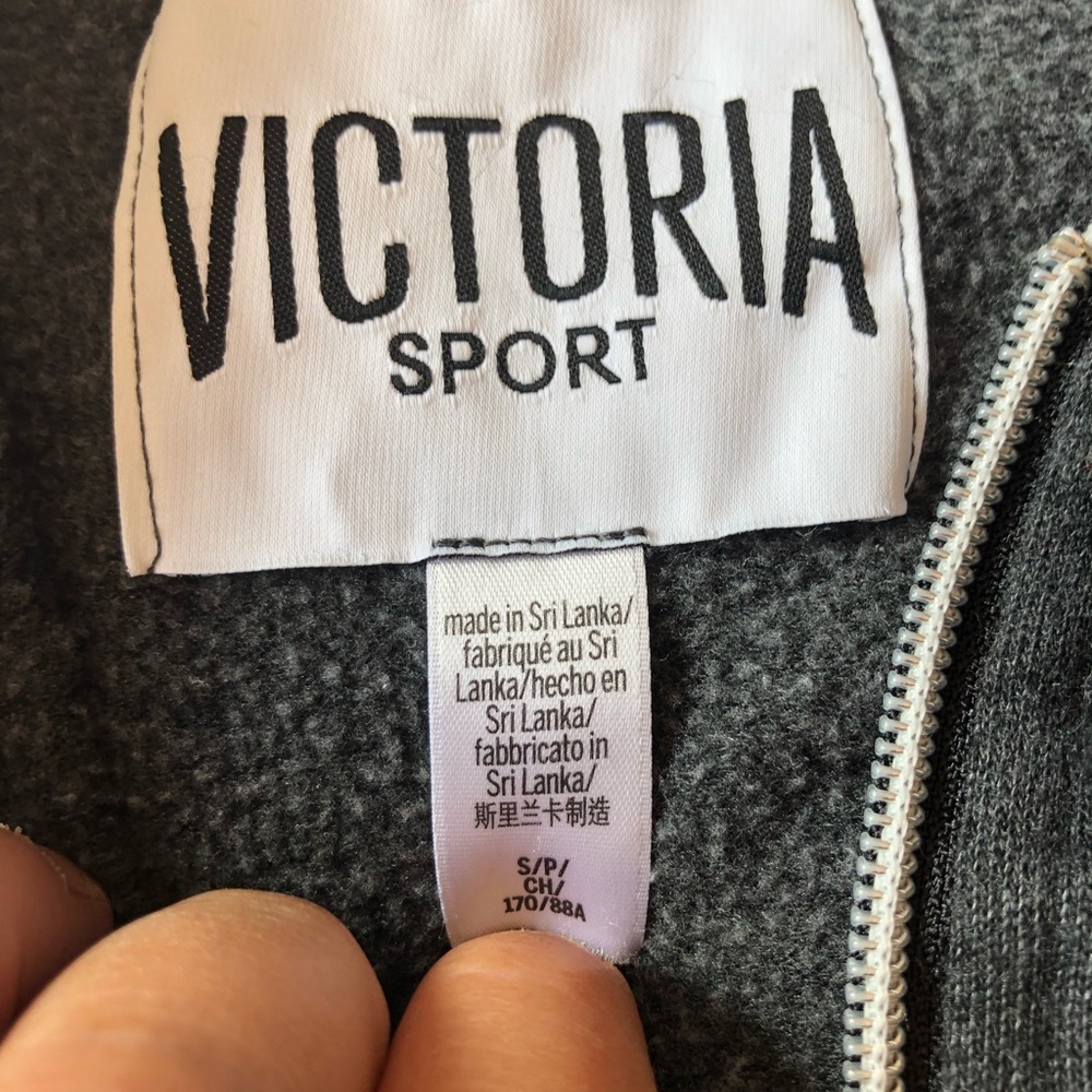 Victoria secret sport glitter zip up